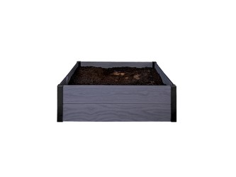 Maple szögletes virágágyás szürke