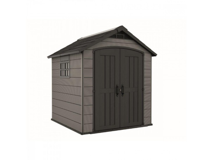 Premier 757 kerti szerszámos ház barnás szürke