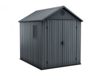Darwin 6x8 műanyag kerti ház szürke színben