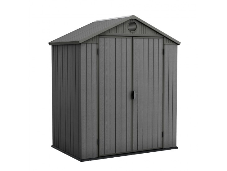 Darwin 6x4 műanyag kerti ház szürke színben