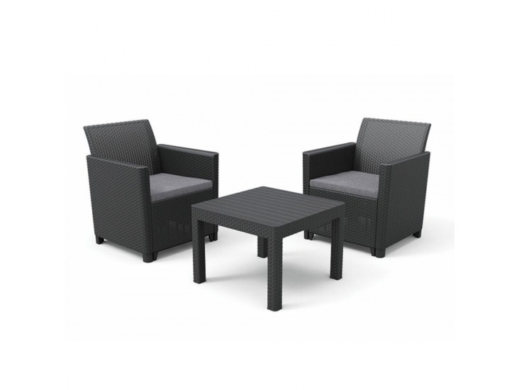 Claire Balcony kerti bútor garnitúra orlando asztallal grafit