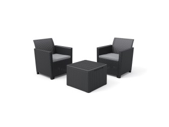 Claire Balcony kerti bútor garnitúra grafit