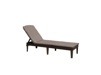 Jaipur kerti nyugágy párnával barna