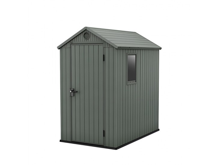 Darwin 4x6 műanyag kerti ház zöld