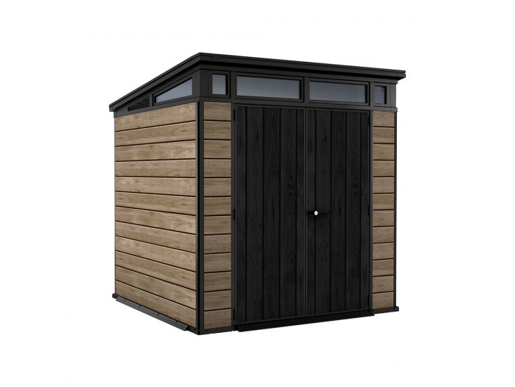 Signature PENT 7X7 műanyag kerti ház kőrisfa