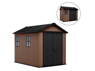 Newton Plus wide 9 x 7,5 műanyag kerti ház barna