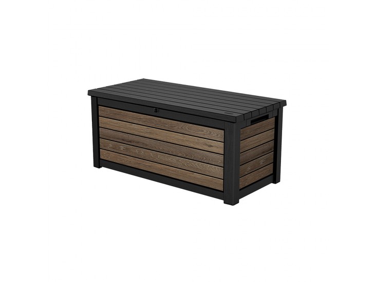 Decocoat műanyag kerti láda 630 L dió