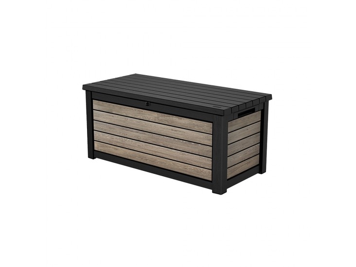 Decocoat műanyag kerti láda 630 L kőris