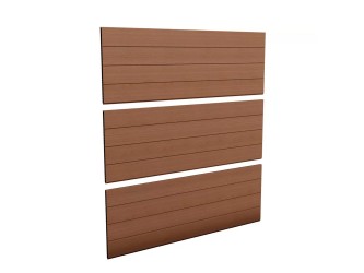 Fence evotech műanyag famintás kerítéspanel csomag barna