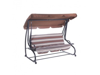 Santorini hintaágy, kék-barna