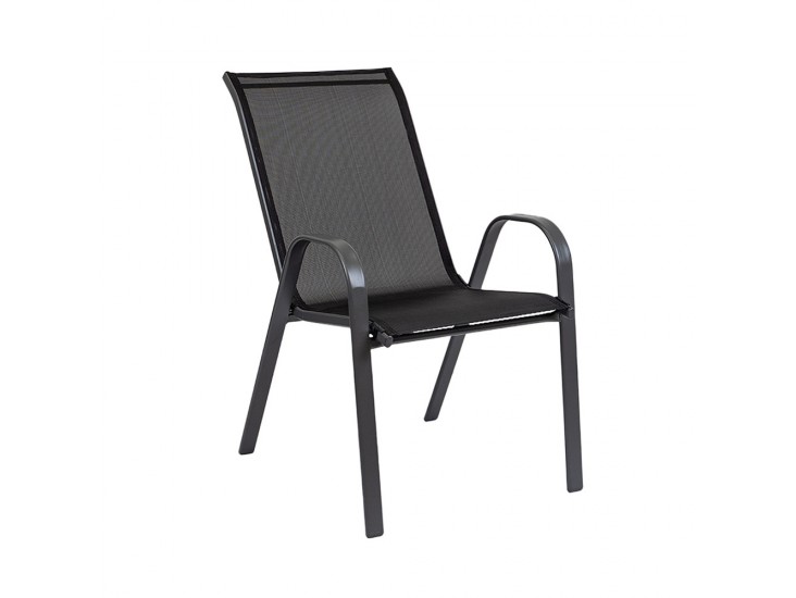 Como kerti szék, fekete