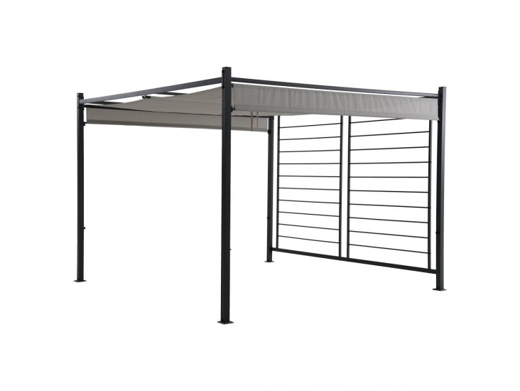 Elis kerti pavilon oldalsó ráccsal 3x3 m