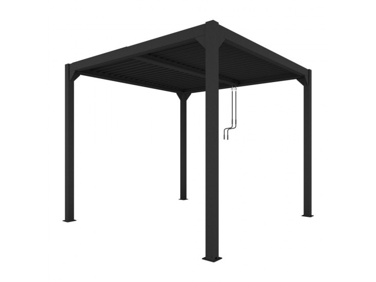 LUXE pergola 3x3m antracit