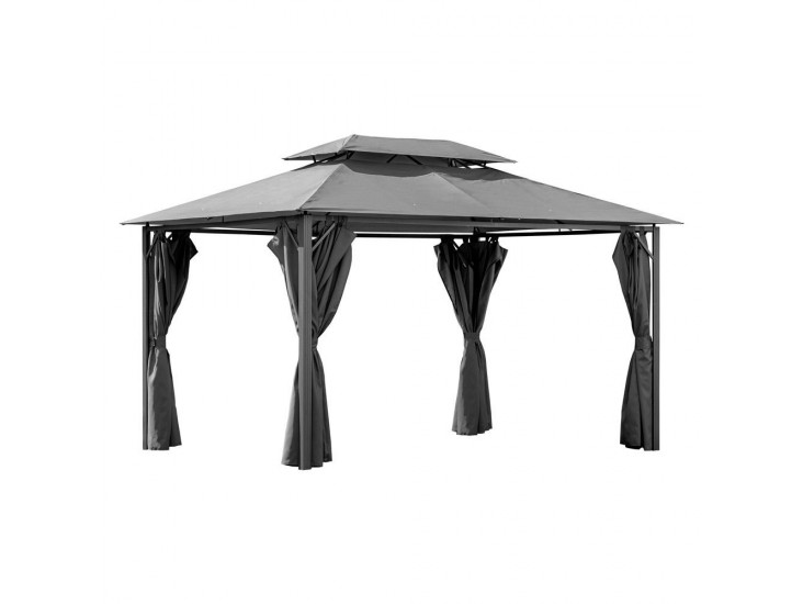 Tino 3x4 grafit kerti pavilon