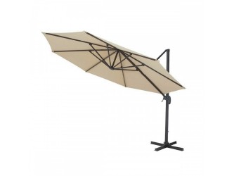 Kazuar bézs kerti napernyő 3,5 M