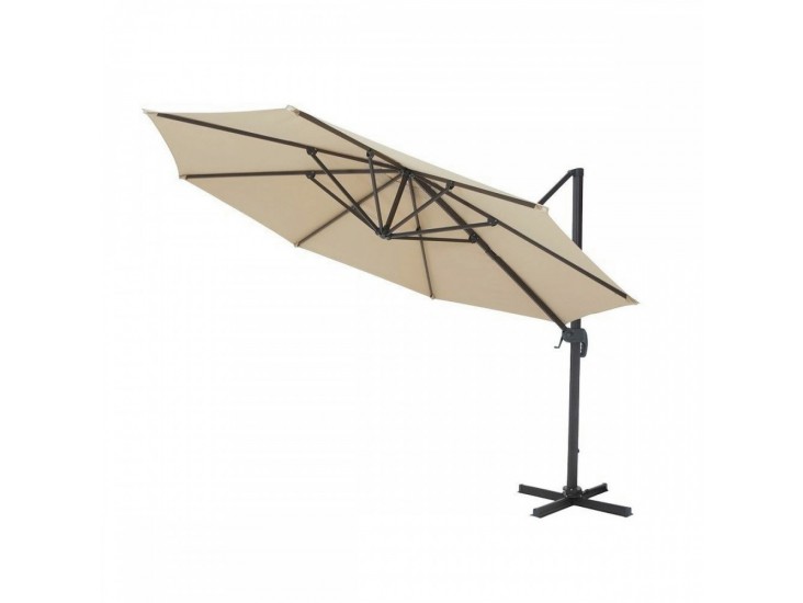 Kazuar bézs kerti napernyő 3,5 M
