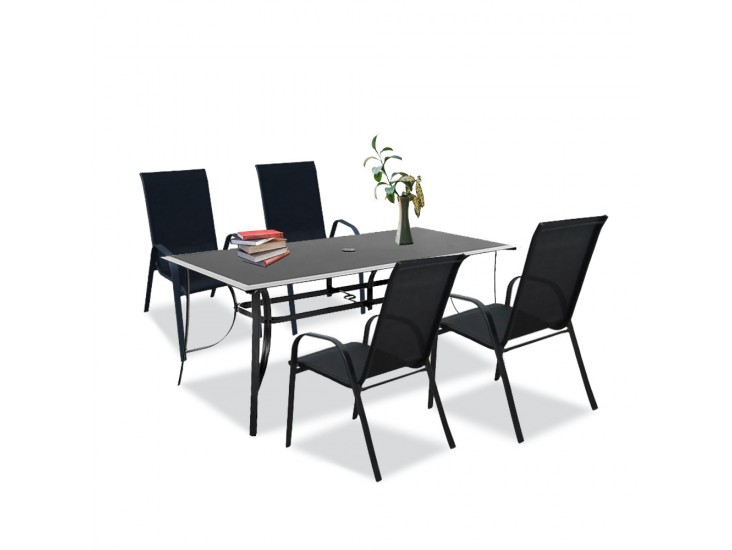 Agata 4+1 kerti bútor garnitúra