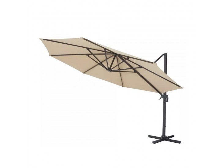 Kazuar bézs kerti napernyő 3 M