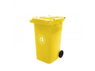 Hulladéktároló 240L sárga