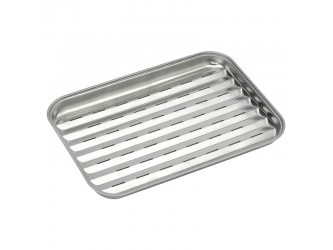 Rozsdamentes acél grilltálca