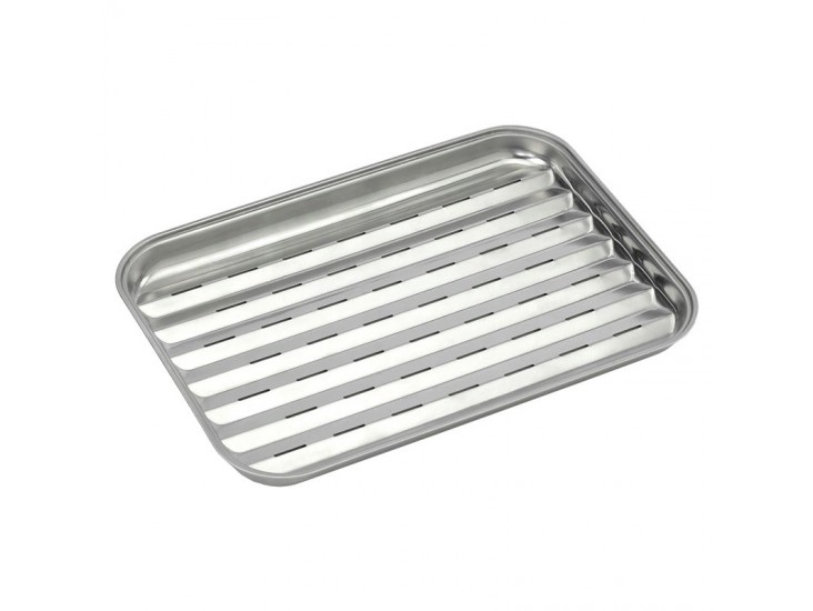 Rozsdamentes acél grilltálca