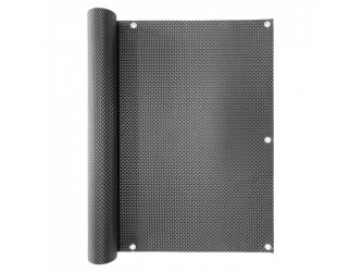 Erkélytakaró ponyva korlátra 0,9x3 m fekete