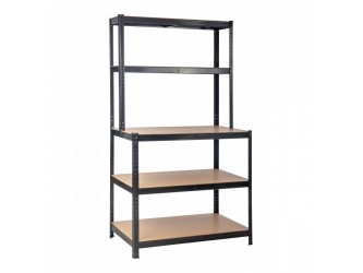 Nagy teherbírású polc P 100x30/60x180 cm 150 kg