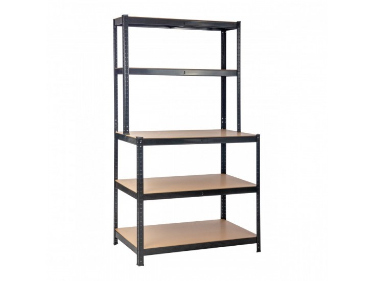 Nagy teherbírású polc P 100x30/60x180 cm 150 kg