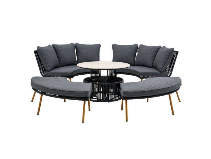 Holand 10 személyes kerti bútor garnitúra