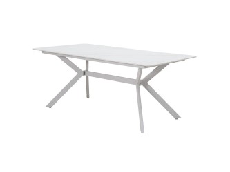 Ballena kerti asztal üveglappal