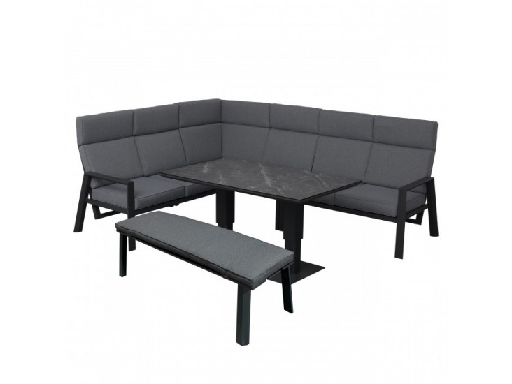 Avignon 8 személyes sarok kerti bútor garnitúra