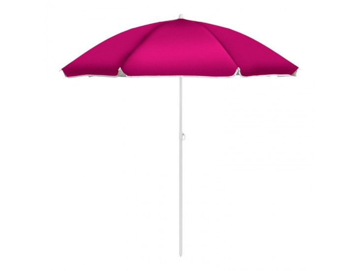 Strand napernyő dönthető funkcióval 220 cm rózsaszín