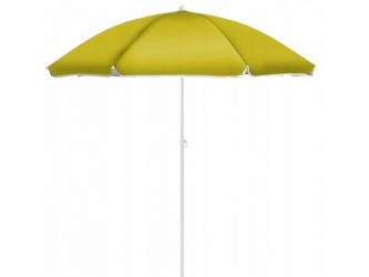 Strand napernyő dönthető funkcióval 220 cm citromsárga