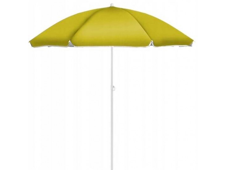 Strand napernyő dönthető funkcióval 220 cm citromsárga
