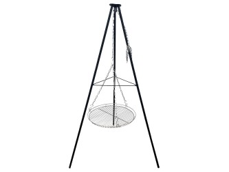 MIR-HP48 Acél függesztett grillrács háromlábbal 51 cm