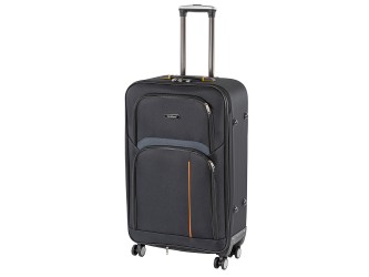 TraveLux light nagy bőrönd puha 76x50x29 cm fekete