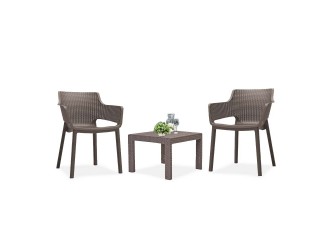 Roeva balcony kerti bútor garnitúra szett cappuccino