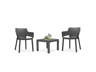 Roeva balcony kerti bútor garnitúra szett grafit