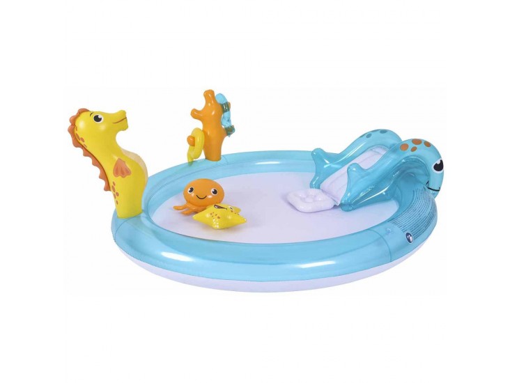 Felfújható strandjáték, pancsoló tengeri állatok