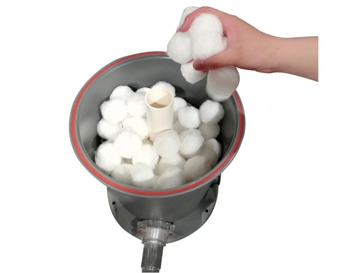 Szűrővatta golyók homokszűrős vízforgatókhoz