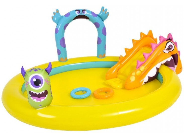 Felfújható strandjáték, pancsoló szörnyek