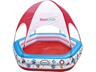 Felfújható gyerekmedence - cirkuszi sátor