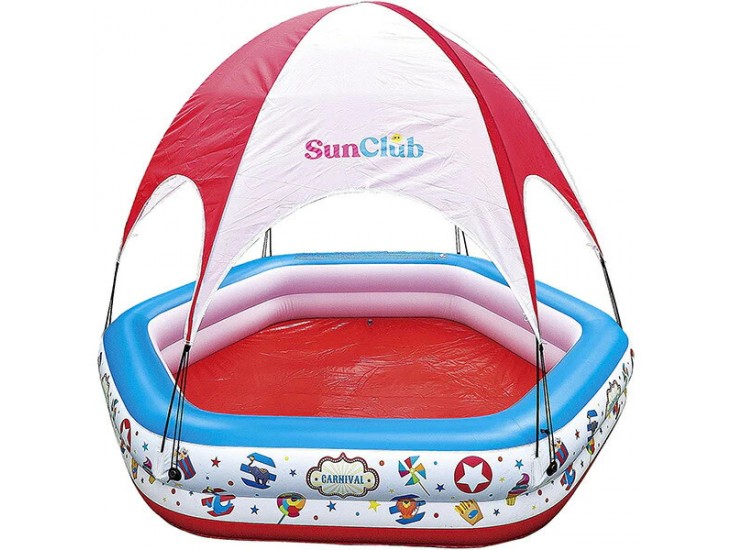 Felfújható gyerekmedence - cirkuszi sátor