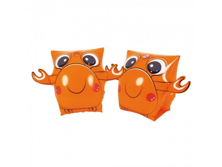 Felfújható gyerekkarúszó rák mintázattal