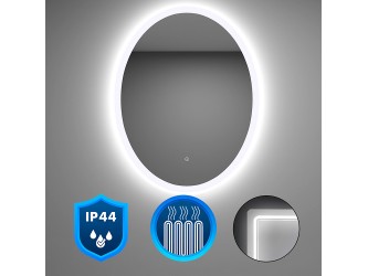 Dea 60 tükör led világítással 60x80 cm