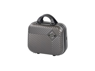 TraveLux Pro kézi bőrönd keményfedeles 28x36x16 cm szürke