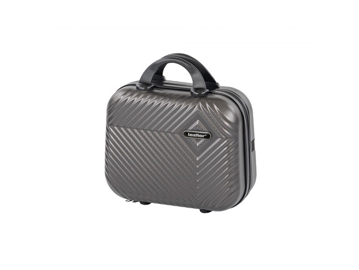 TraveLux Pro kézi bőrönd keményfedeles 28x36x16 cm szürke