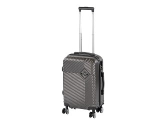 TraveLux Pro kabinbőrönd keményfedeles levehető kerékkel 50x40x20 cm szürke