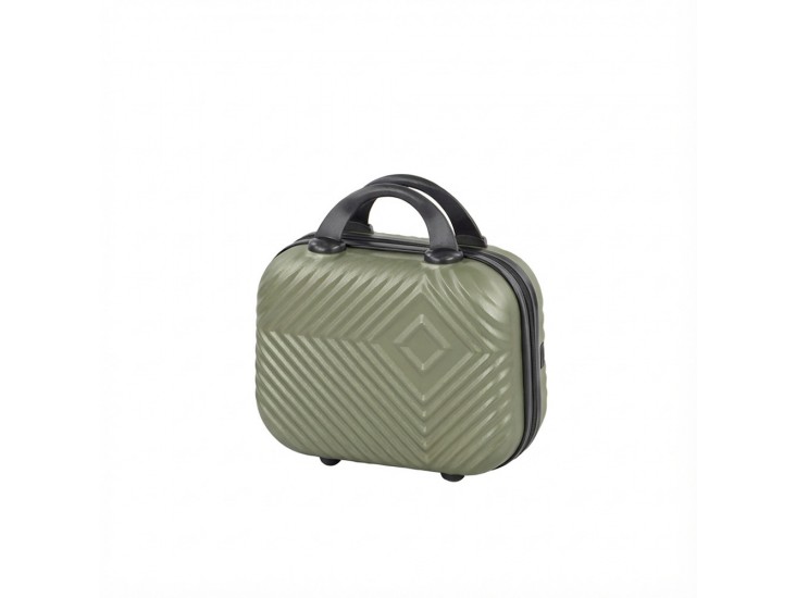 TraveLux Pro neszeszer keményfedeles 23x30x14 cm olajzöld