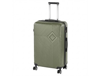 TraveLux Pro nagy bőrönd keményfedeles 76x50x29 cm olajzöld